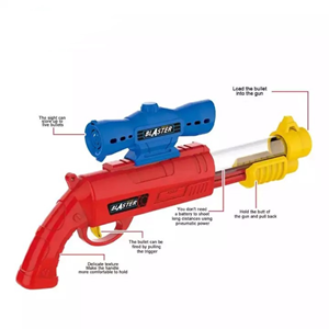 ست اسباب بازی تفنگ مدل شیر Shooting to Mouth Lion _اسباب بازی تفنگ